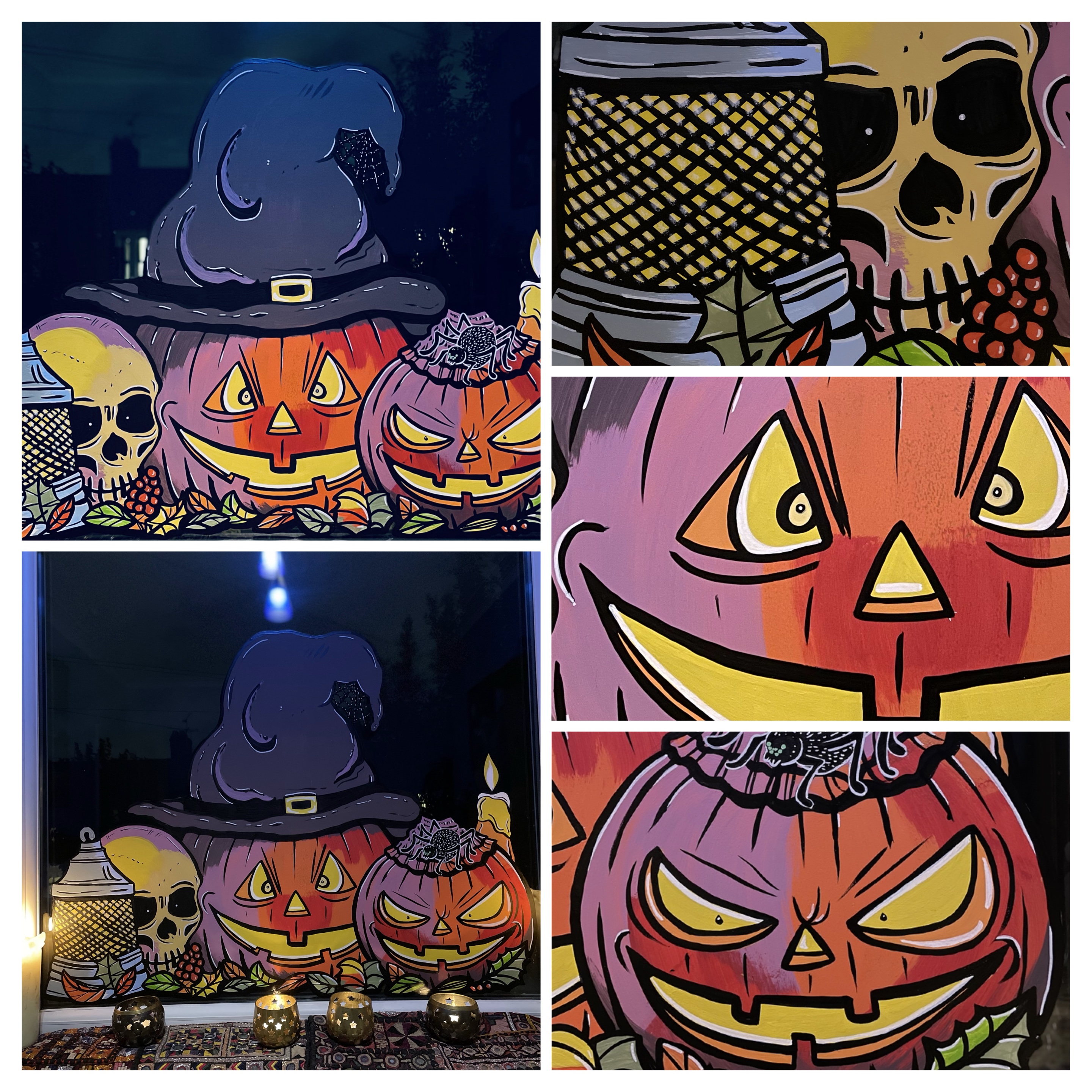 Window Splash Halloween